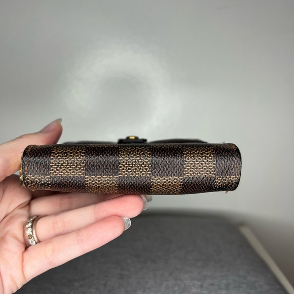 🔥Louis Vuitton Unisex Damier Ebony Bifold Zippy Wallet Pristine Condition. - Picture 7 of 14